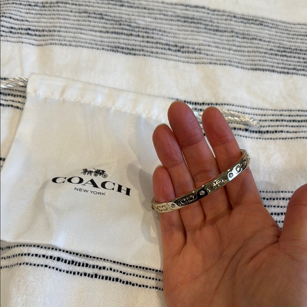 Coach Gold Bangle Bracelet